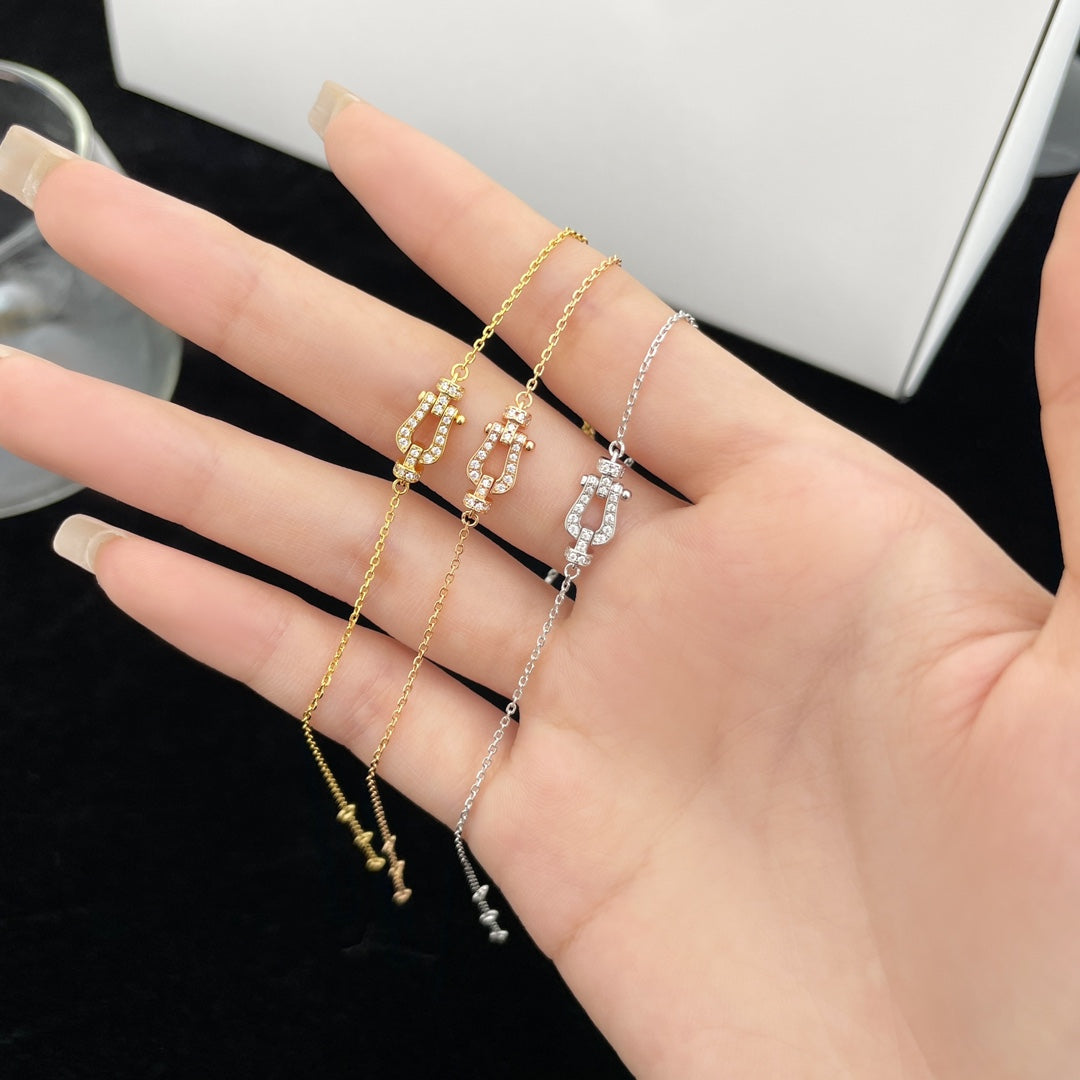 [Shinejoy]FORCE 10 FULL DIAMOND BUCKLE CHAIN LINK MINI MODEL