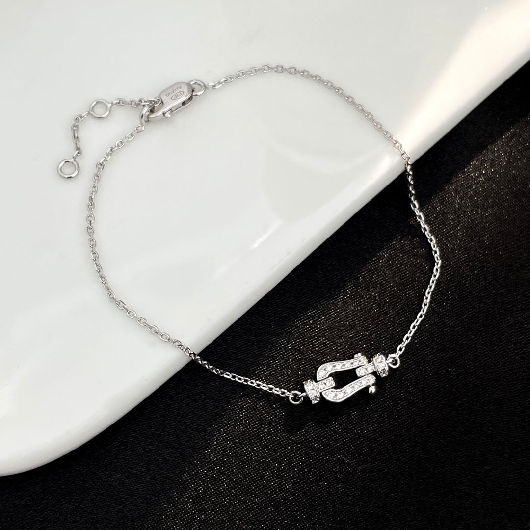 [Shinejoy]FORCE 10 FULL DIAMOND BUCKLE CHAIN LINK MINI MODEL