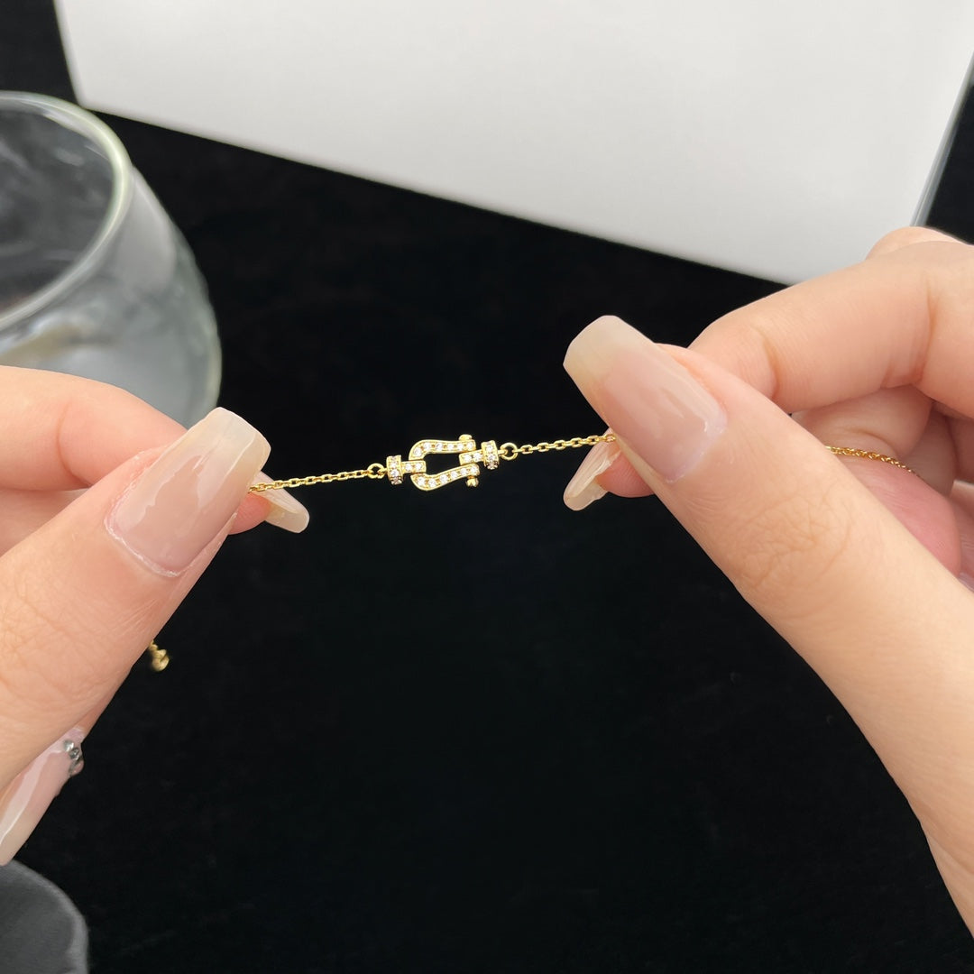[Shinejoy]FORCE 10 FULL DIAMOND BUCKLE CHAIN LINK MINI MODEL