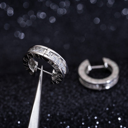 [Shinejoy]ZERO 1 MINI SILVER DIAMOND EARRINGS