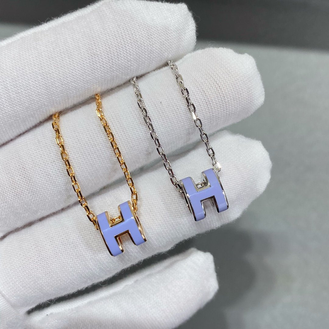 [Shinejoy]MINI POP H NECKLACE