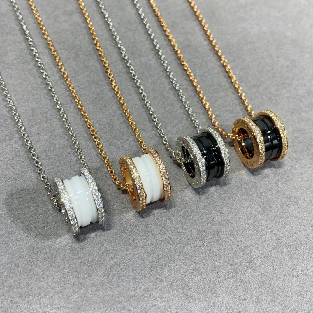 [Shinejoy]ZERO 1 DIAMOND CERAMIC NECKLACE
