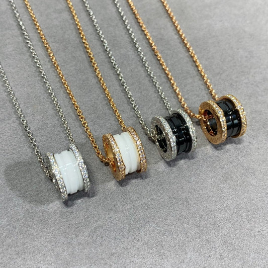 [Shinejoy]ZERO 1 DIAMOND CERAMIC NECKLACE