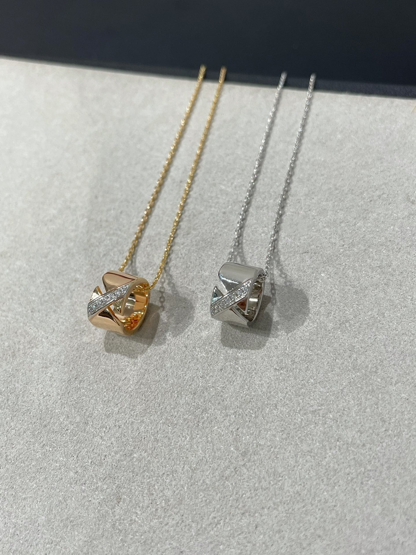 [Shinejoy]LIENS EVIDENCE DIAMOND NECKLACE