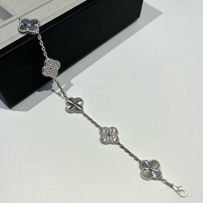 [⭐Shinejoy] COLLECTION BRACELET LASER 5 MOTIFS CLOVER