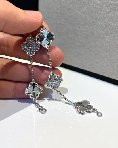[⭐Shinejoy] COLLECTION BRACELET LASER 5 MOTIFS CLOVER