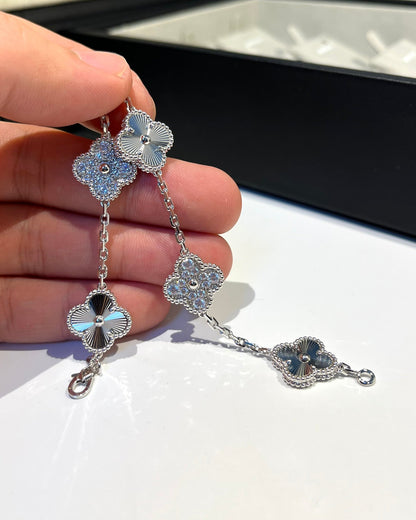 [⭐Shinejoy] COLLECTION BRACELET LASER 5 MOTIFS CLOVER