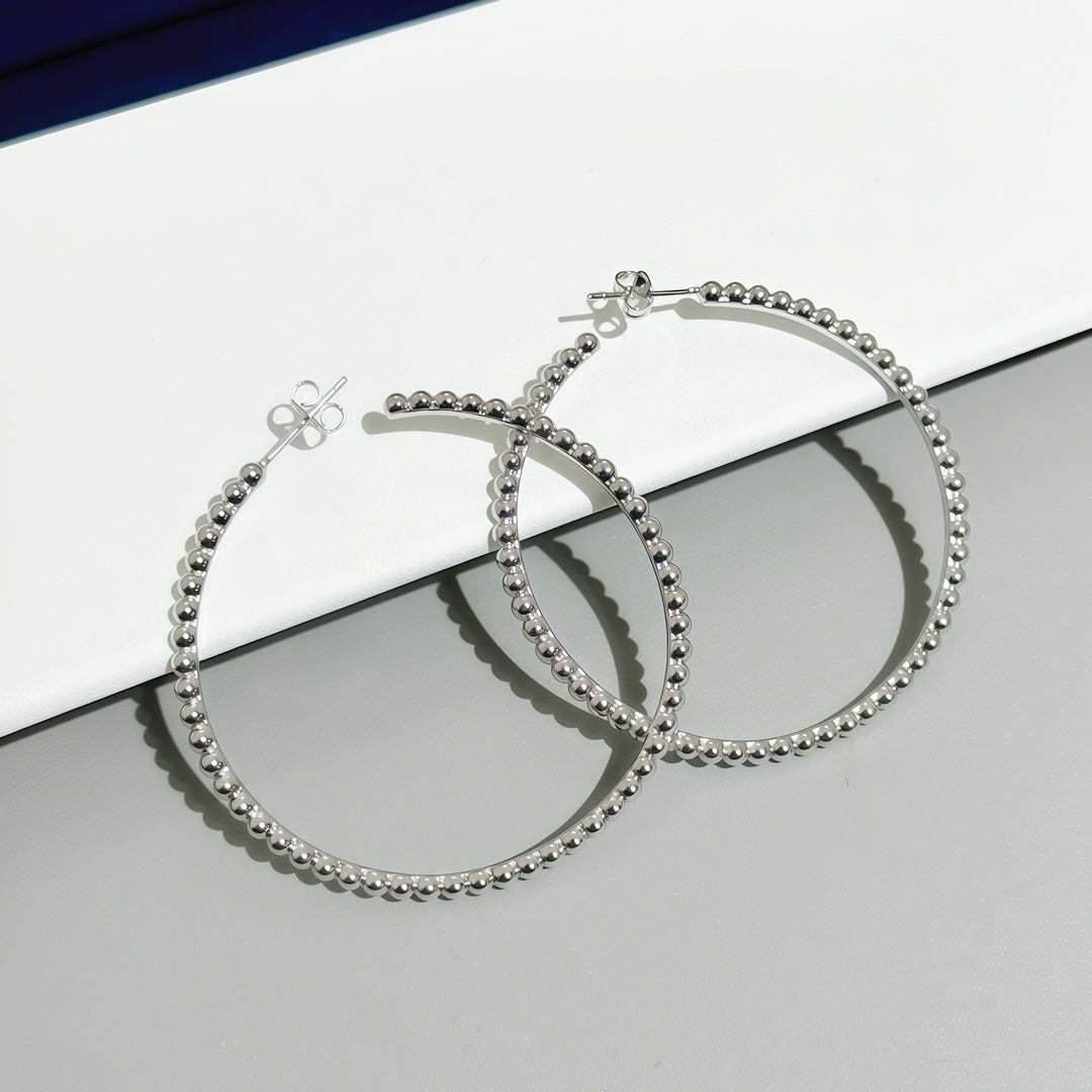 [?shinejoy]SMOOTH BEAD STUD EARRINGS
