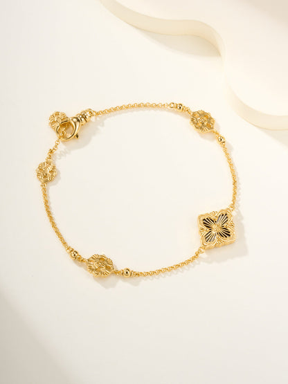 [?shinejoy]B.C.L ENAMELED One-Flower Bracelet£¨Various Colors)
