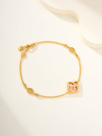 [?shinejoy]B.C.L ENAMELED One-Flower Bracelet£¨Various Colors)