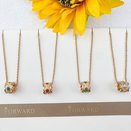 [?shinejoy] B.C.L ¡°Little Waist¡± Enamel  NECKLACE£¨Various colors