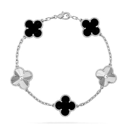 [⭐Shinejoy] CLOVER 5 MOTIF ONYXS BRACELET COLLECTION