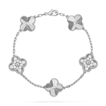 [⭐Shinejoy] COLLECTION BRACELET LASER 5 MOTIFS CLOVER