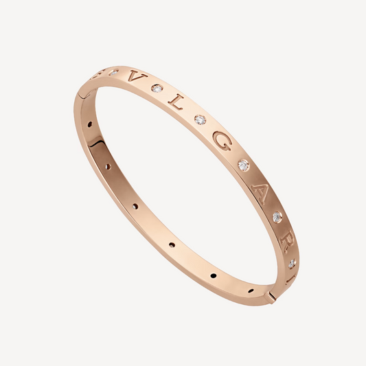 [Shinejoy]ZERO 1 PINK GOLD 12 DIAMONDS BRACELET