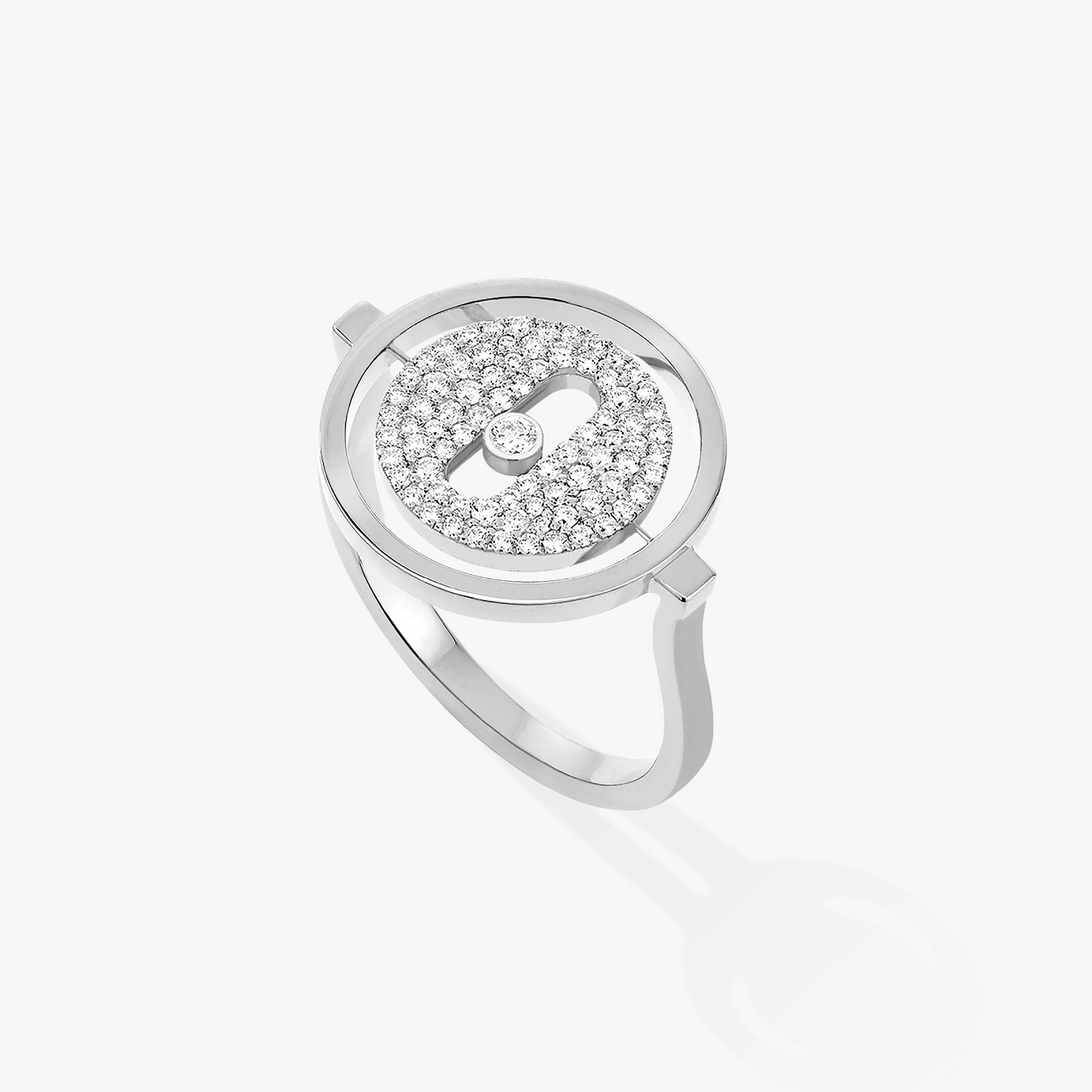 [Shinejoy]Demo MOVE PAVED SILVER DIAMOND RING