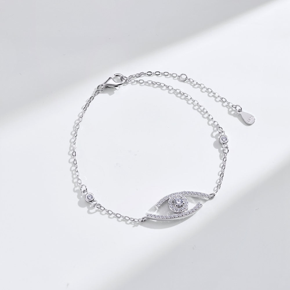 [Shinejoy]Demo Eye Pave-Set Diamond Bracelet