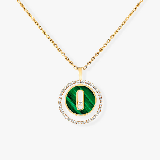 [Shinejoy]Démo MOVE 1 COLLIER DIAMANT MALACHITE OR DIAMANT