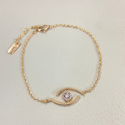 [Shinejoy]Demo Eye Pave-Set Diamond Bracelet