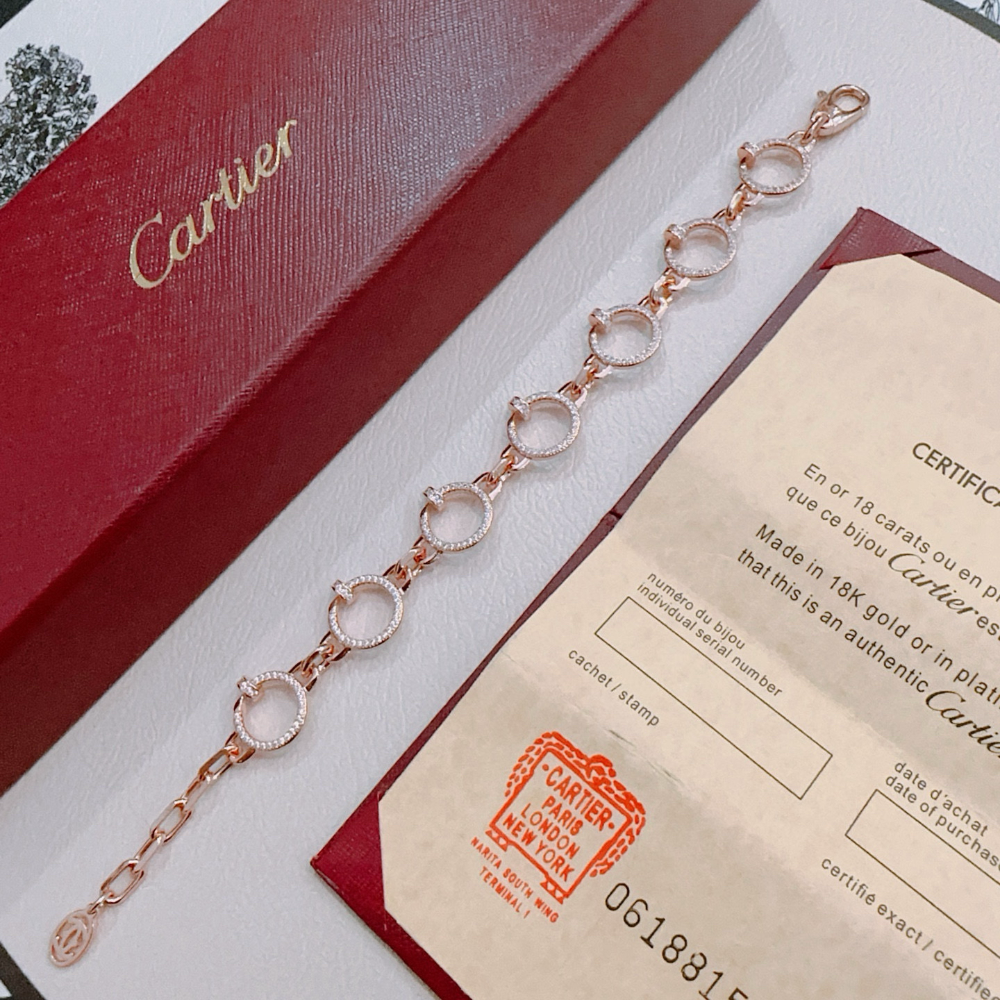 [shinejoy Jewelry] LOVE&JUSTE BRACELET DIAMONDS