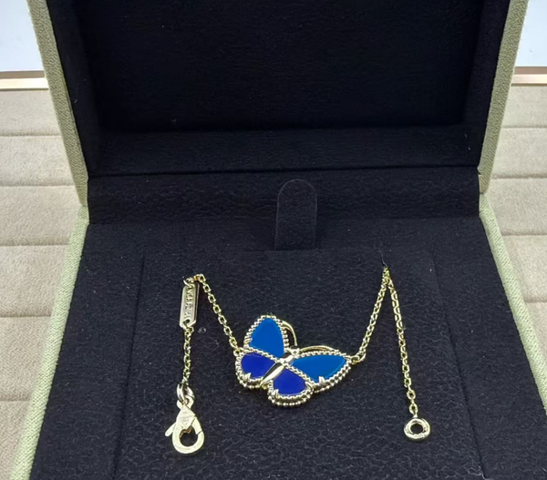 [Shinejoy]COLLIER BLEU PAPILLON