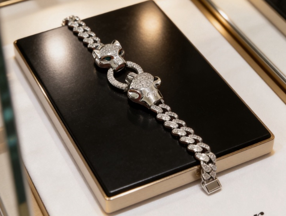[Shinejoy] BRACELET DOUBLE PANTHÈRE