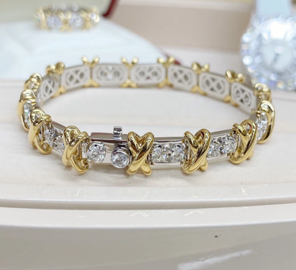 [Shinejoy Jewelrys]TF SIXTEEN STONE BRACELET
