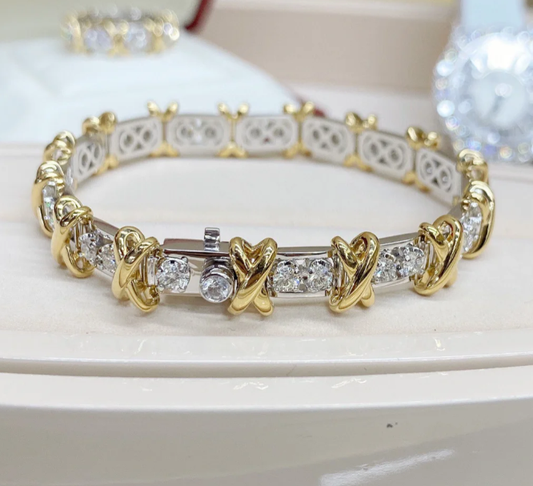 [Shinejoy Jewelrys]TF SIXTEEN STONE BRACELET