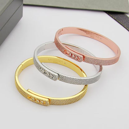 [Shinejoy]Move Noa Full Pavé Diamond Bangle Bracelet