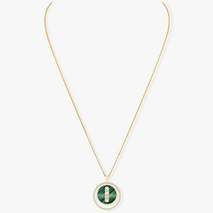 [Shinejoy]Demo MOVE 3 DIAMOND MALACHITE GOLD DIAMOND NECKLACE