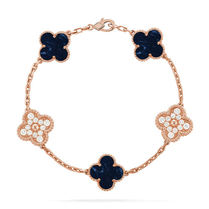 [⭐Shinejoy]CLOVER 5 MOTIF PIETERSITE BRACELET COLLECTION