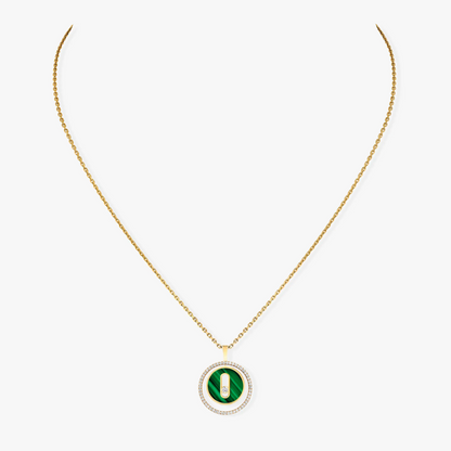 [Shinejoy]Demo MOVE 1 DIAMOND MALACHITE GOLD DIAMOND NECKLACE