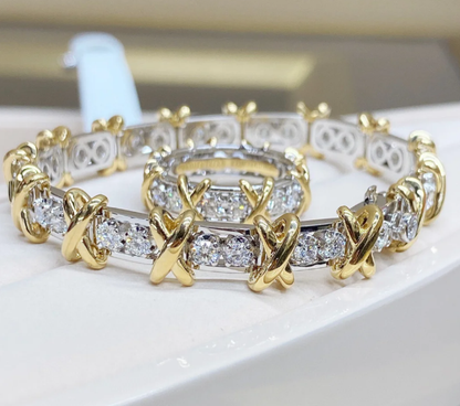 [Shinejoy Jewelrys]TF SIXTEEN STONE BRACELET