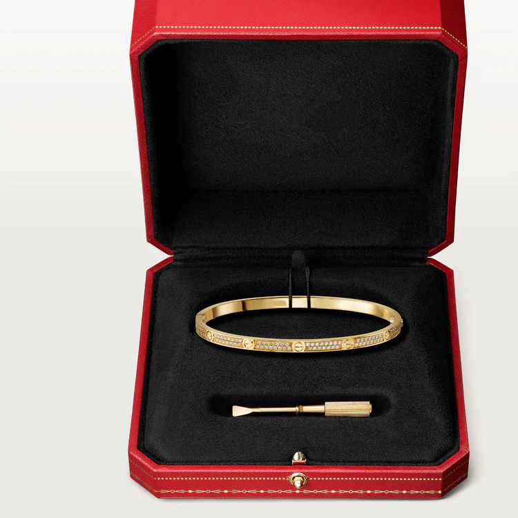 [Shinejoy]LOVE BRACELET 3.65MM DIAMOND-PAVED