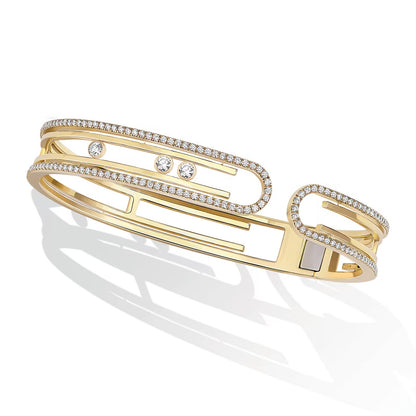 [Shinejoy]MOVE 10TH PAVED DIAMOND BRACELET