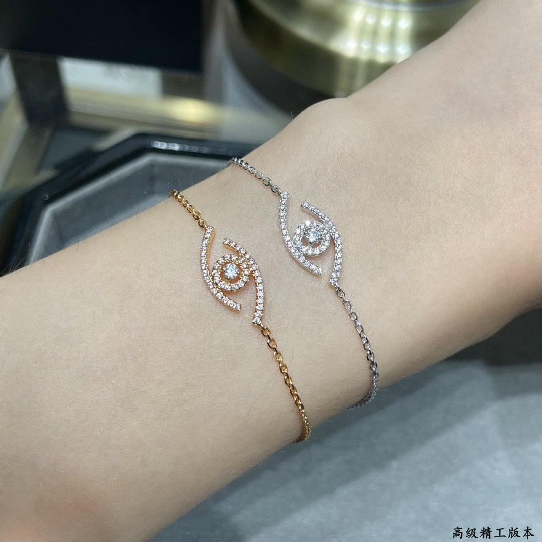 [Shinejoy]Demo Eye Pave-Set Diamond Bracelet