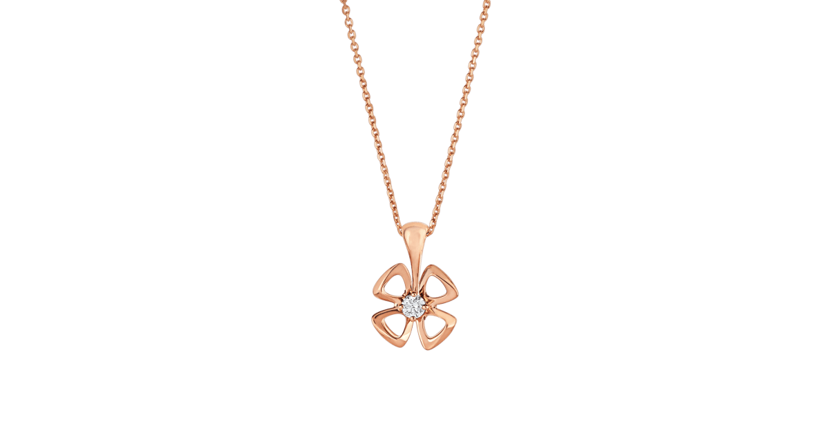[Shinejoy]FIOREVER NECKLACE DIAMOND CENTER