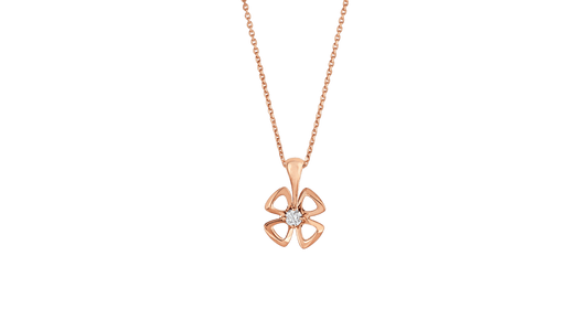 [Shinejoy]FIOREVER NECKLACE DIAMOND CENTER