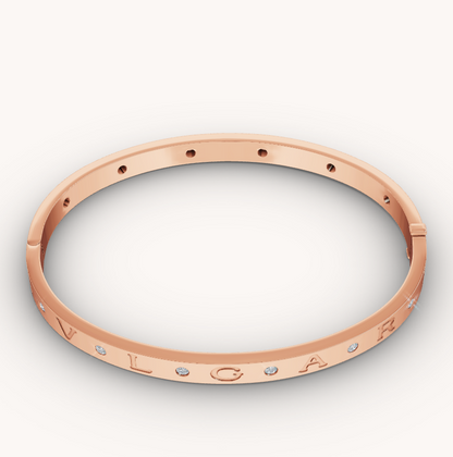 [Shinejoy]ZERO 1 PINK GOLD 12 DIAMONDS BRACELET