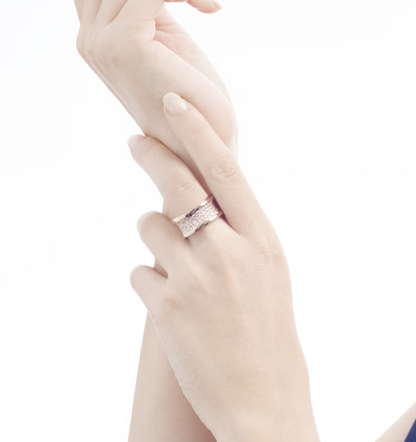 [Shinejoy]ZERO 1 WITH PAVED DIAMONDS ON THE SPIRAL RING