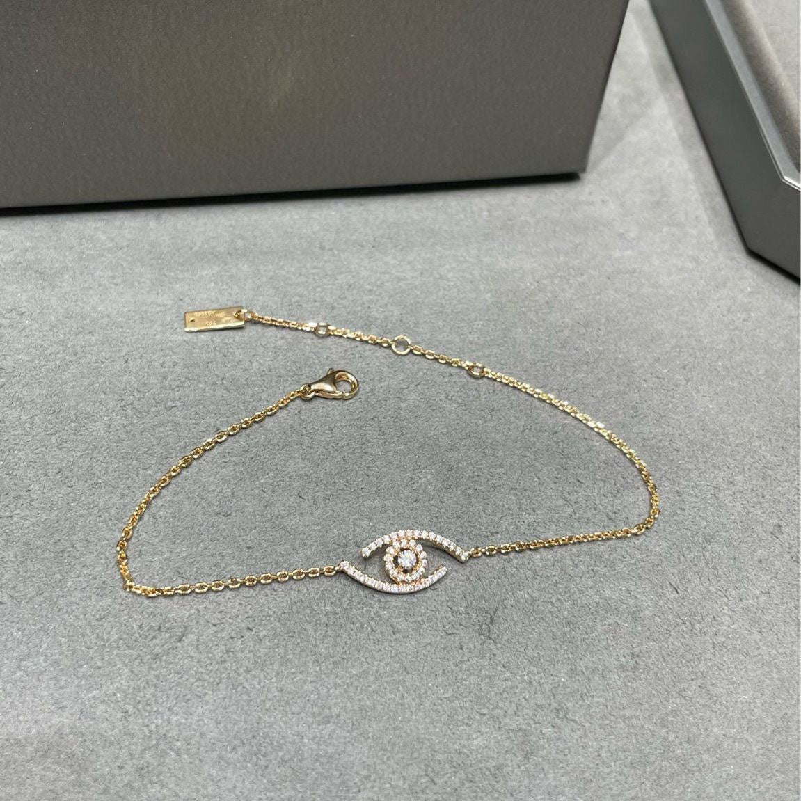 [Shinejoy]Demo Eye Pave-Set Diamond Bracelet