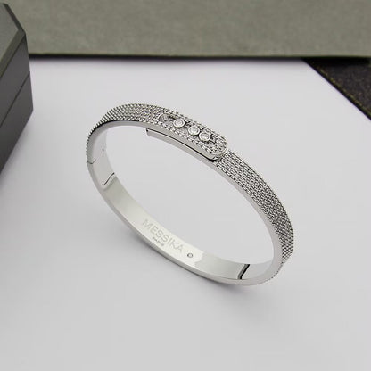 [Shinejoy]Move Noa Full Pavé Diamond Bangle Bracelet