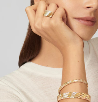 [Shinejoy]Bague diamant cinq rangs