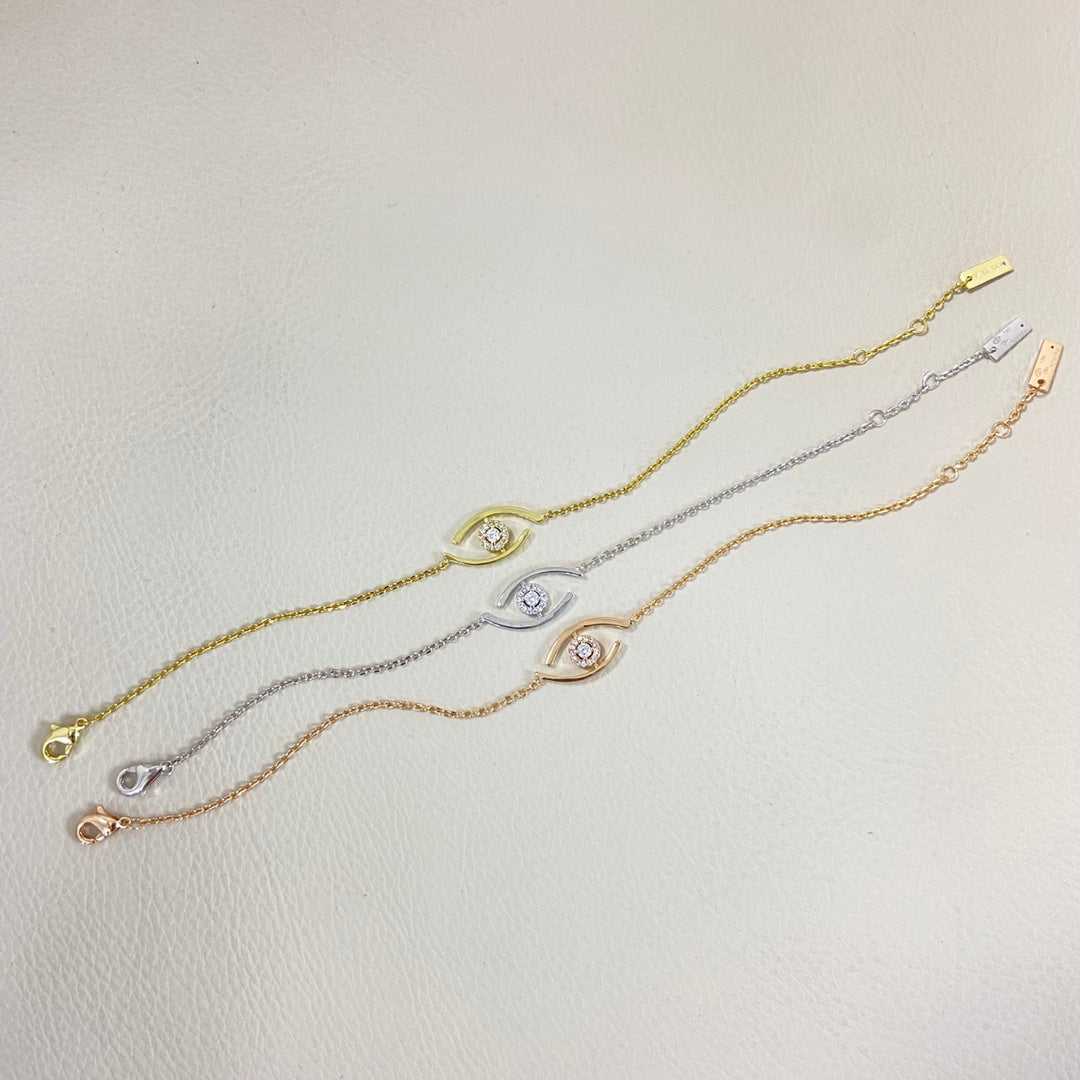 [Shinejoy]Demo Eye Pave-Set Diamond Bracelet
