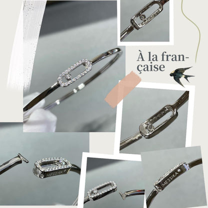 [Shinejoy]Move Uno pavé flex bangle medium