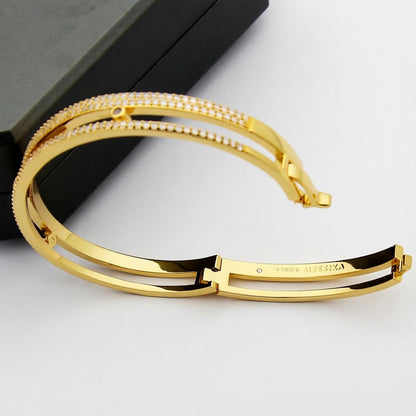 [Shinejoy]Move Romane pavé bangle