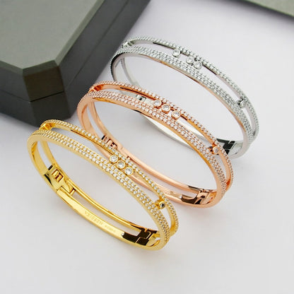 [Shinejoy]Move Romane pavé bangle