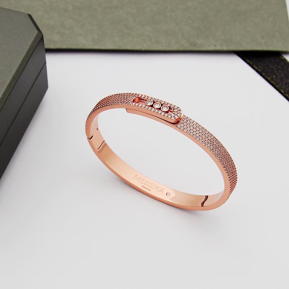 [Shinejoy]Move Noa Full Pavé Diamond Bangle Bracelet