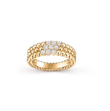 [Shinejoy]Three-row diamond ring