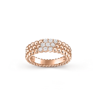 [Shinejoy]Three-row diamond ring