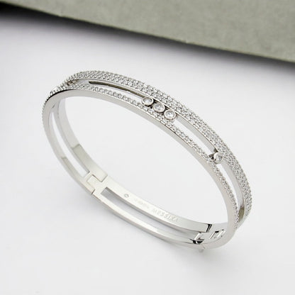 [Shinejoy]Move Romane pavé bangle